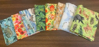 Florida Shop Hop 2024 8 Fat Quarter Prints Bundle