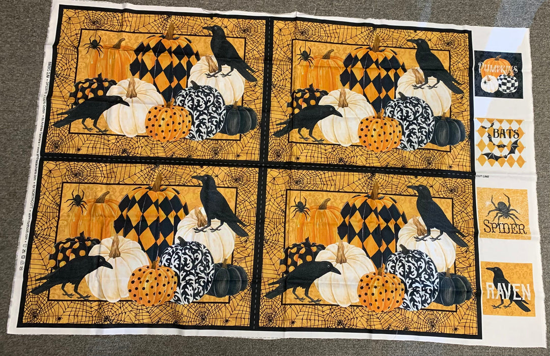 Raven's Claw Panel DP22878 by Northcott placemat panel cotton fabric 4 images