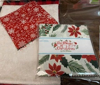 Christmas Table Runner Pattern and Charm Pack Kit