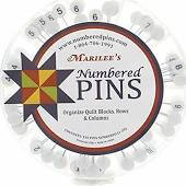 Numbered Pins Marilee's Organize Quilt Blocks, Rows, and Columns