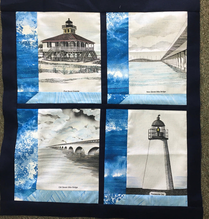 Quilters Trek Row by Row FLorida Lighthouses and Bridges