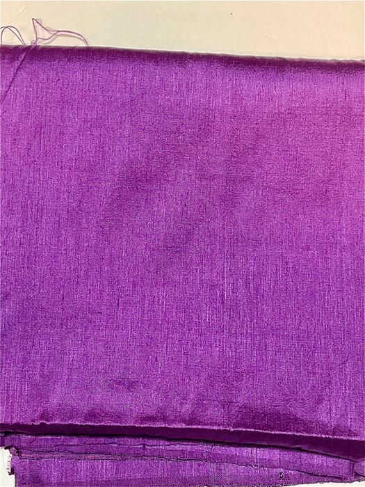 Silk dupioni rich elegant eggplant purple color one piece 2.4 yds long 88" long 40" wide