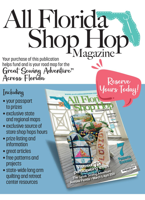 Florida Shop Hop 2024 passport/magazine Pre-Order