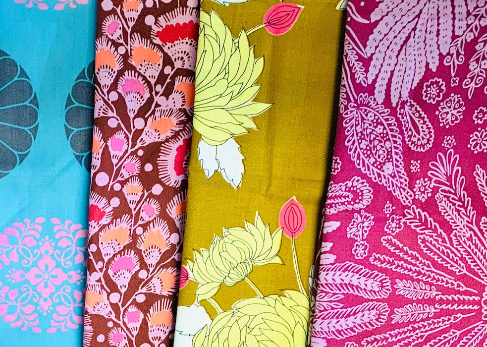 Amy Butler Fabric FQ Medley Rare Out of print 8 fat quarters