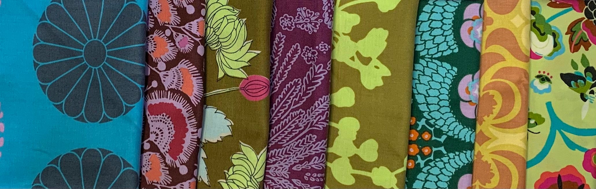 Amy Butler Fabric FQ Medley Rare Out of print 8 fat quarters