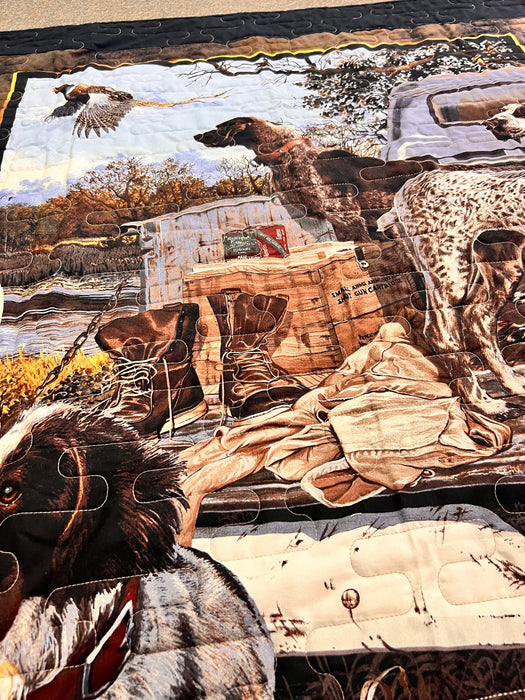 Pointers & Setters Hunting Dogs Pheasant Wall Hanging for the Hunt Lodge