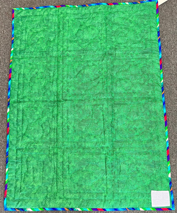 Transportation Nursery baby Quilt Amish Handcrafted hand quilted hand embroidered cars trucks boat heirloom quality cotton  primary colors
