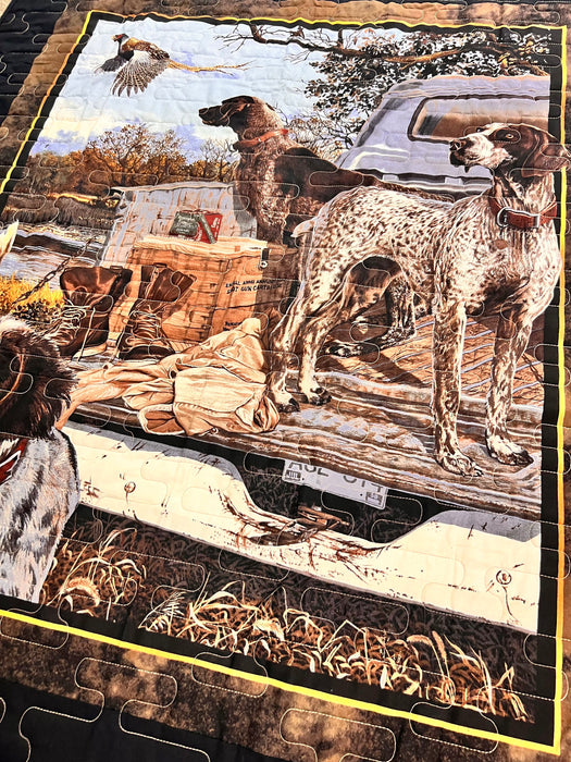Pointers & Setters Hunting Dogs Pheasant Wall Hanging for the Hunt Lodge