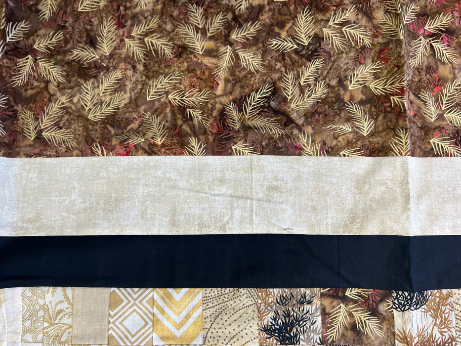 Radiant Jewel Argyle Bargello Quilt Top