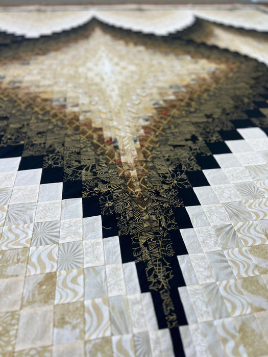 Radiant Jewel Argyle Bargello Quilt Top